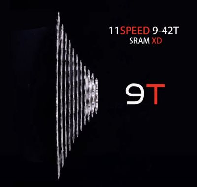 Кассета Goldix Sram XD (11ск, 9-42T) Silver