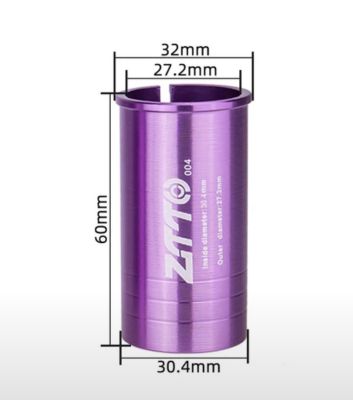 Подседельный переходник ZTTO 27.2-30.4 мм