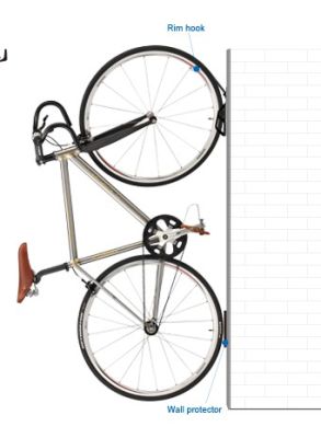 Крепеж на стену для велосипеда IBERA IB-ST3 Black IB-ST3 Black