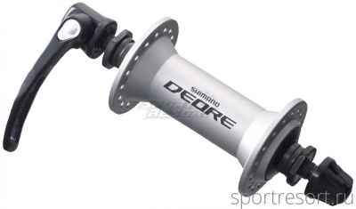 Втулка передняя Shimano Deore HB-M590 (36H, серебро)