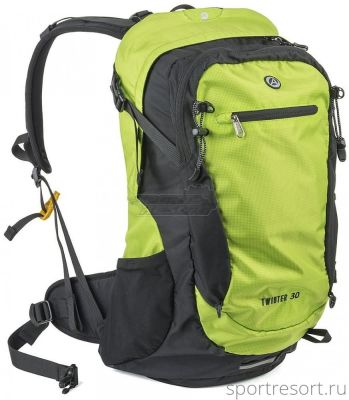 Велорюкзак Author TWISTER GSB X7 30L черно-зеленый 8-8100056